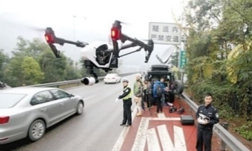無人機“交警”助力交通管理，讓道路更順暢